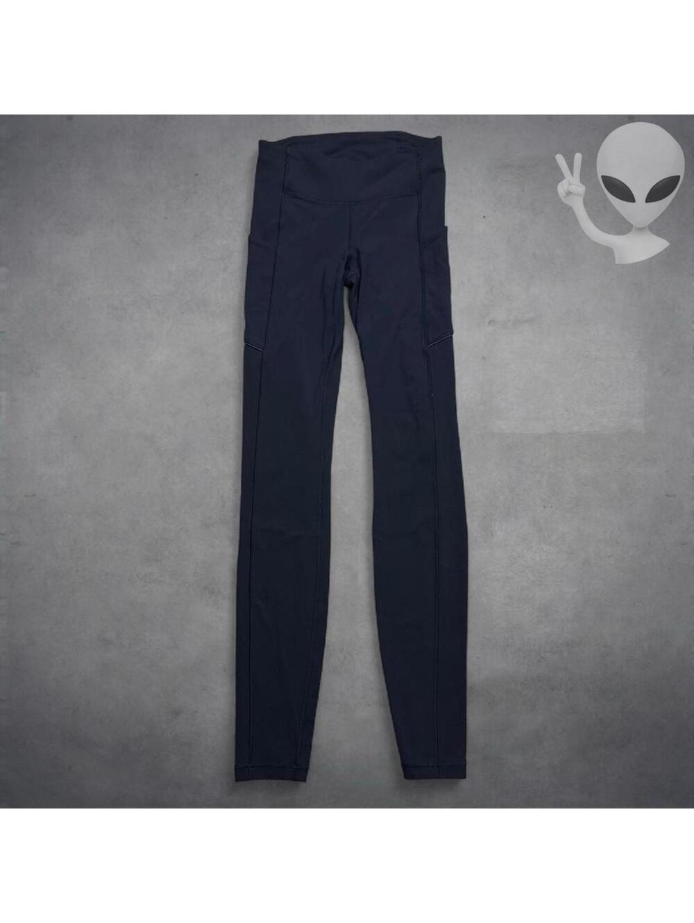 Lululemon Speed Up Tight Leggings 2 Navy Blue Full-On Luxtreme Pocket Running - Picture 4 of 5